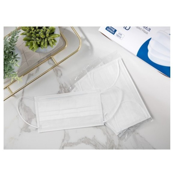 comet 成人舒適平面口罩 獨立包裝 KF-AD 50片 1盒 白色-細節圖4