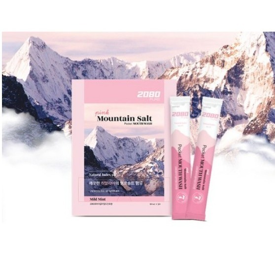2080 喜馬拉雅粉紅鹽漱口水隨身包 500ml 1盒-細節圖7