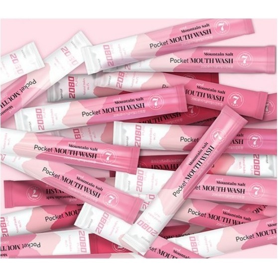 2080 喜馬拉雅粉紅鹽漱口水隨身包 500ml 1盒-細節圖8