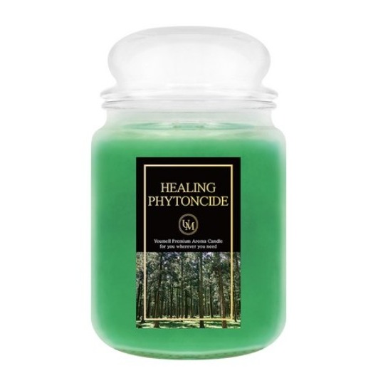 Youmell 香氛蠟燭 580g 水之秘密 治癒芬多精 法國薰衣草 蜜桃棉花 肉桂香茅 1罐-規格圖4