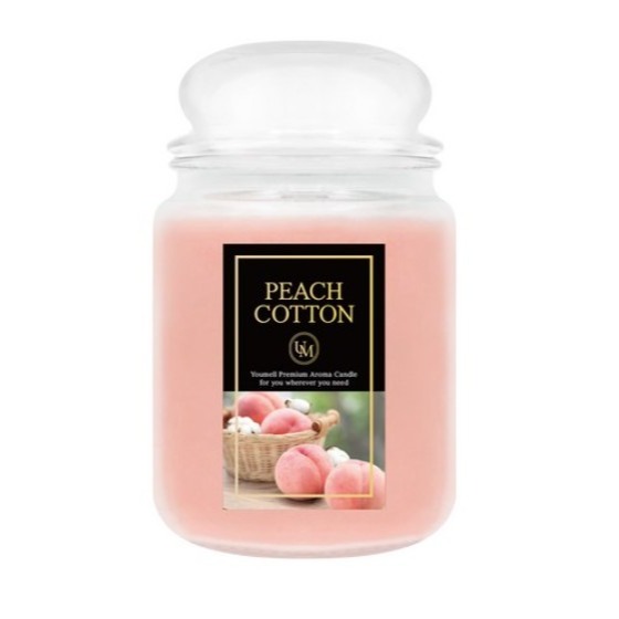 Youmell 香氛蠟燭 580g 水之秘密 治癒芬多精 法國薰衣草 蜜桃棉花 肉桂香茅 1罐-規格圖4