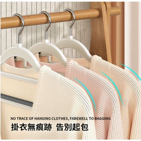 小麥購物 肩部防滑衣架 一般 橘色 藍色 黑色 灰色 40支/組-細節圖8