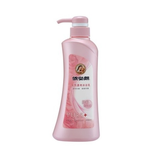 依必朗 女性護理沐浴乳 舒敏粉玫瑰 溫和抗菌 細緻呵護 添加蔓越莓萃取精華 PH5.5 500ml 1瓶-細節圖2