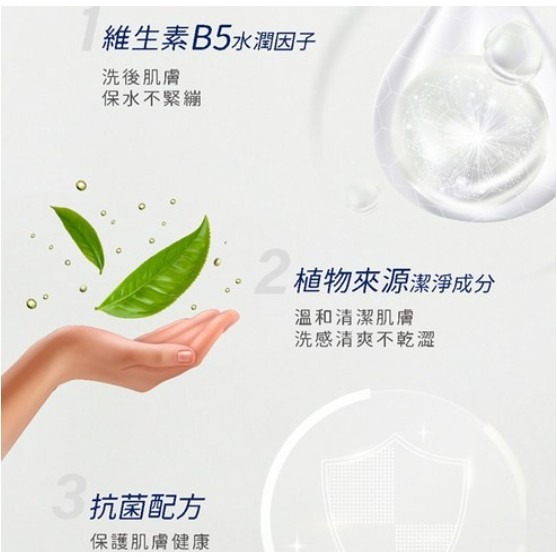 GREEN 綠的 水感抗菌沐浴露 黑醋栗 鼠尾草 清新海洋 茶樹 1L 1瓶 #沐浴乳 ｜超取限重4瓶｜-細節圖4