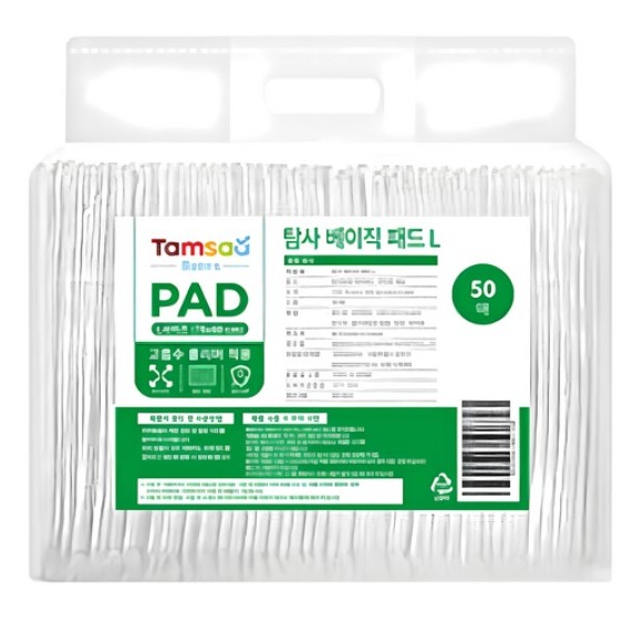 Tamsaa 狗狗專用尿布墊 無香 M 40x50cm 100片 1包 L 76x60cm 50片 1包-規格圖7