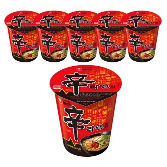 NONGSHIM 農心 辛拉麵 韓國境內版 5包/袋 6杯/箱-規格圖7