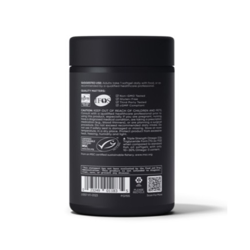 SPORTS RESEARCH 阿拉斯加鱈魚Omega-3魚油三倍增強軟膠囊 180顆 x 1罐-細節圖2