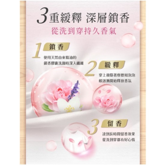 Lenor 蘭諾 衣物芳香豆 神秘玫瑰香 420ml 1瓶-細節圖6