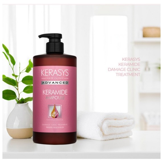 KERASYS 可瑞絲 受損髮質修護洗髮精 護髮乳 大容量 深層滋養 告別毛躁 展現健康光澤 1L 1瓶-細節圖2