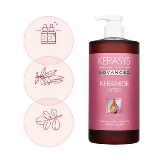 KERASYS 受損髮質修護功能性洗髮精 1L 1瓶-細節圖3