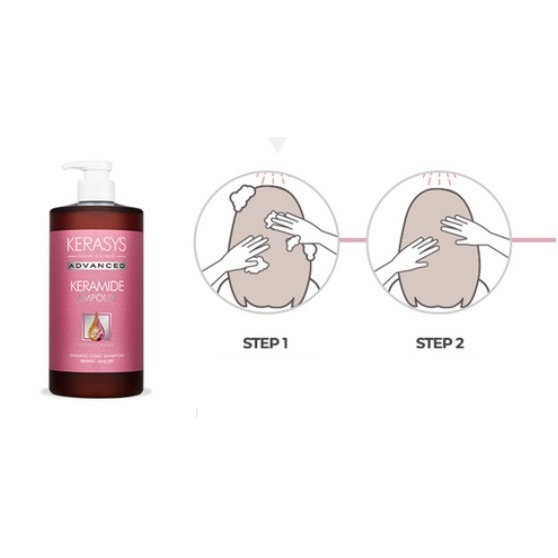 KERASYS 受損髮質修護功能性洗髮精 1L 1瓶-細節圖4
