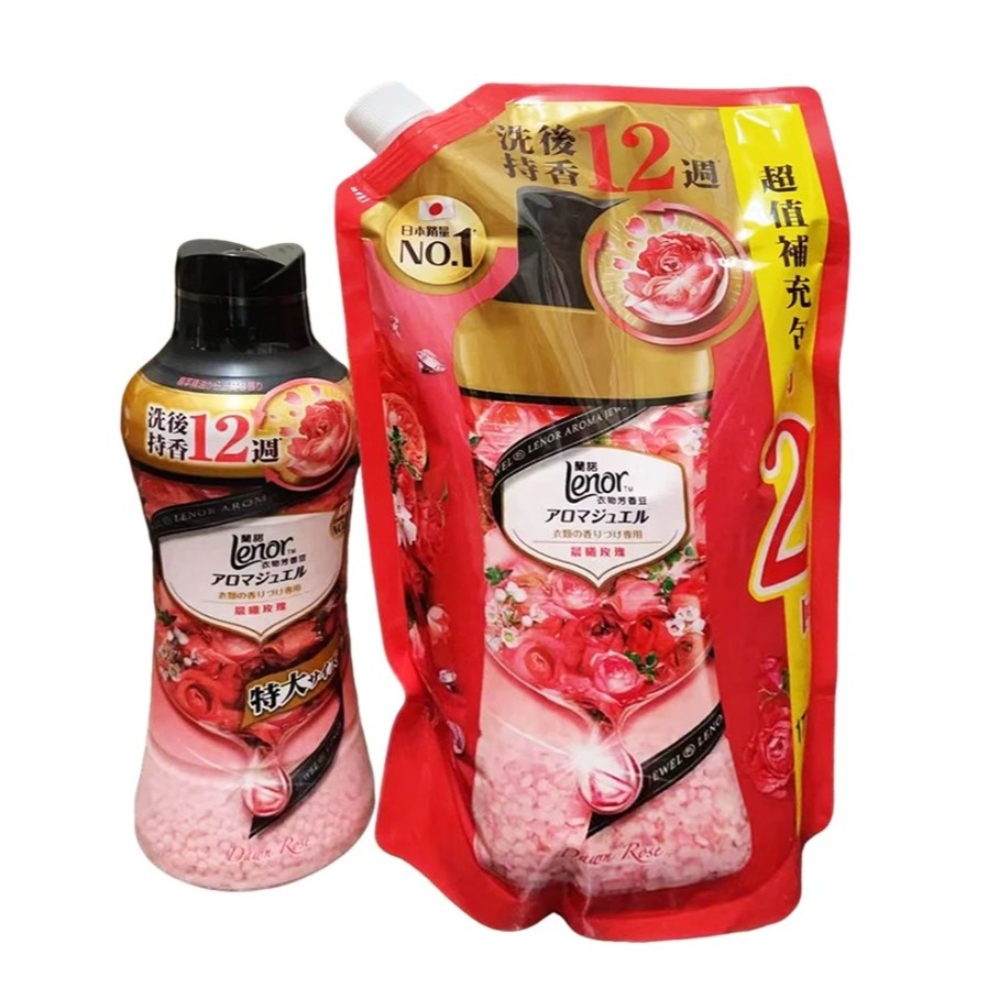 Lennor 蘭諾 衣物芳香豆 晨曦玫瑰 885毫升 + 1770毫升補充包-細節圖2