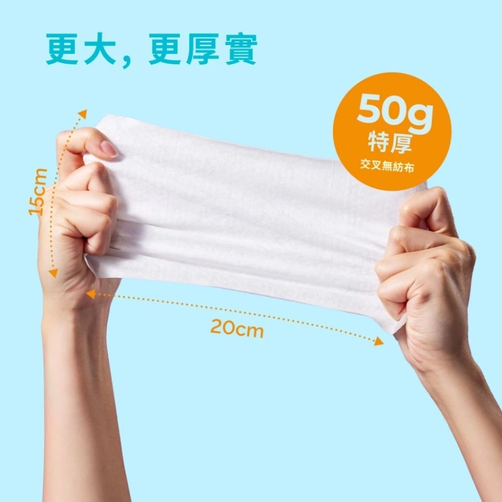 Hoppi 純水濕紙巾 80抽 加蓋款99%EDI純水 15x20cm 1包 【超取上限12包】-細節圖5