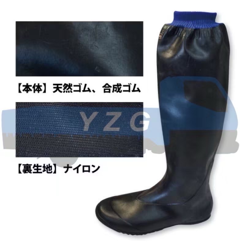 日本 先丸 輕快 束口 農用 下田鞋 田植鞋 耕田 雨鞋 雨靴 (4630)-細節圖4