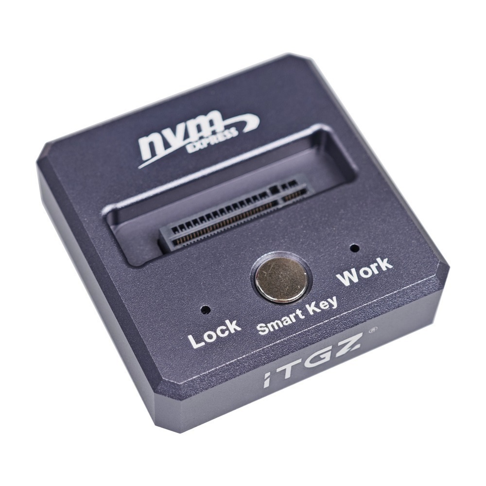 光連科技🪷 全鋁合金 M.2 SSD 雙協議 讀寫底座 10gbps USB C 3.2 NVMe SATA Dock-細節圖2