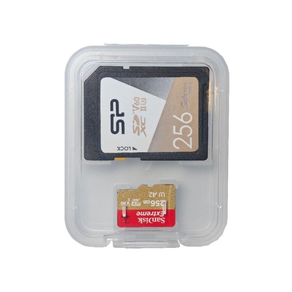 光連科技🪷 記憶卡收納盒 SD + TF 雙卡 相機 卡盒 保護盒 Micro SD 儲存卡 卡套 防摔 防壓-細節圖2