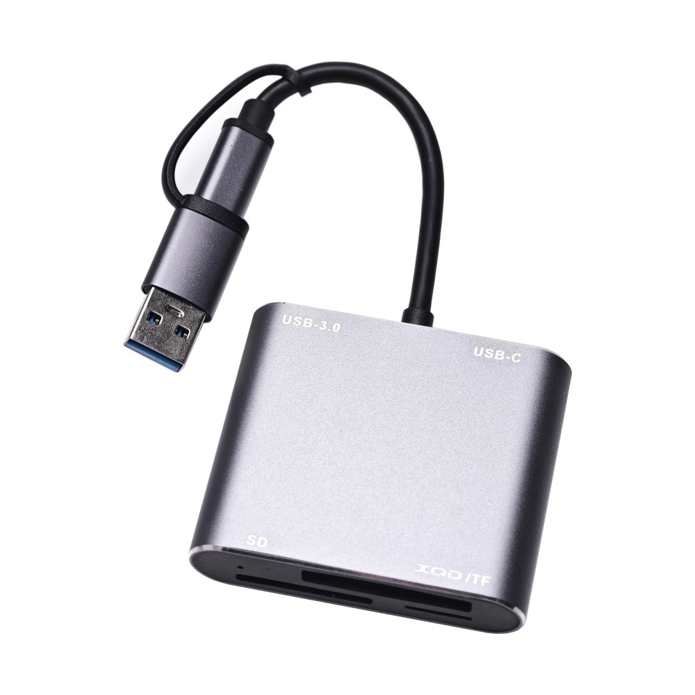 光連科技🪷 USB 3.0 XQD 多合一讀卡機 Sony Lexar Nikon 記憶卡 Type C 5gbps-細節圖2