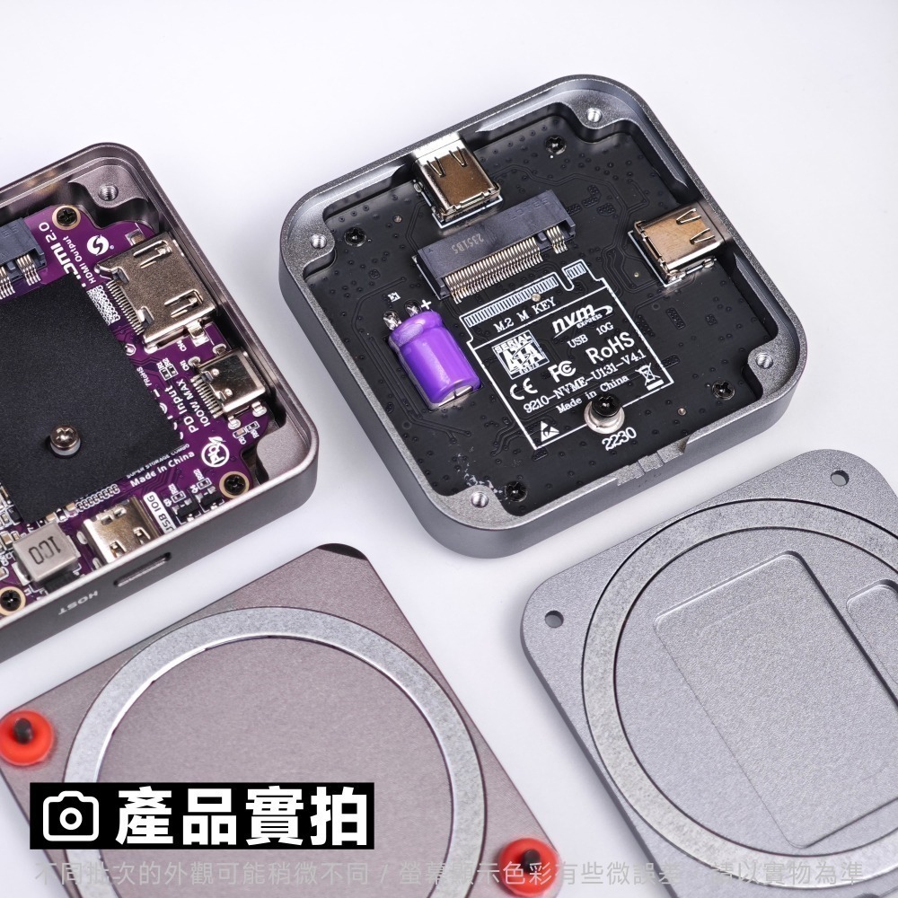 光連科技🪷 M.2 SSD 磁吸外接盒 10gbps USB 3.2 NVMe Type C MagSafe PD 充電-細節圖5