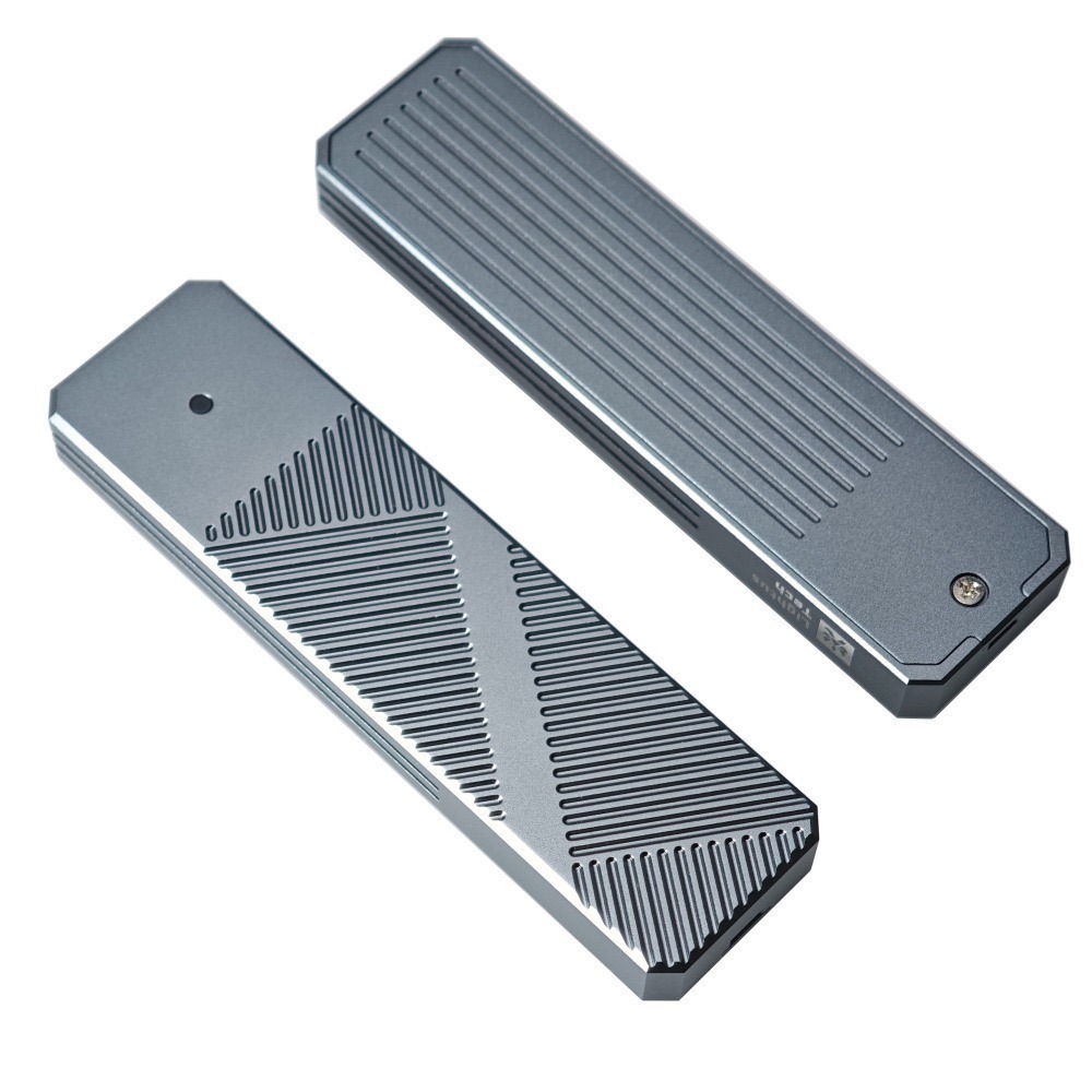 光連科技🪷M.2 2280 SSD 外接盒 全鋁合金 CNC USB 3.2 10Gbps NVMe SATA 雙協議-細節圖2