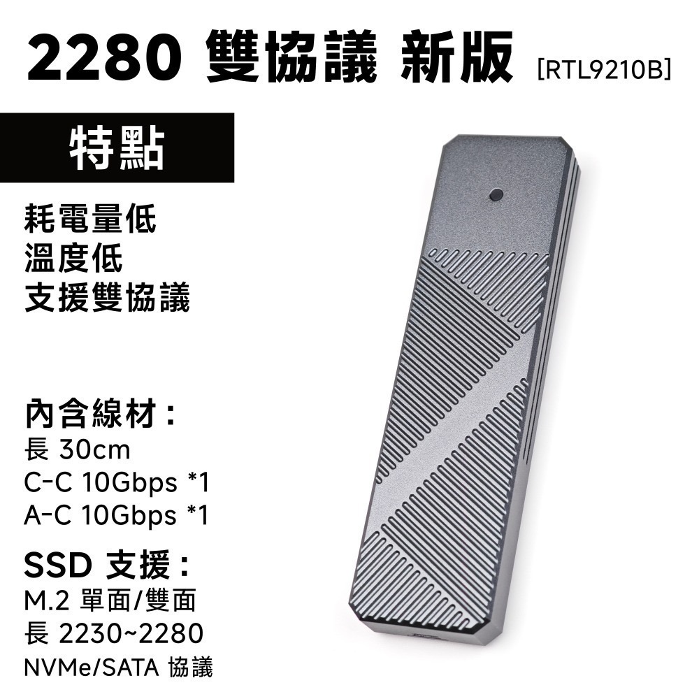 2280｜雙協議｜CNC 新版外殼