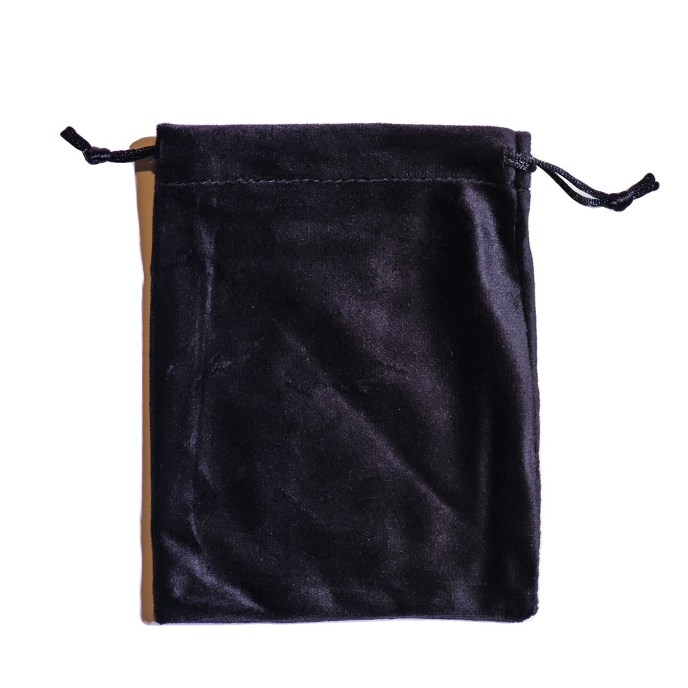 光連科技🪷  天鵝絨 束口袋 12 * 15cm 黑色 絨布袋 收納袋 線材 Hub 讀卡機 集線器 傳輸線 充電器-細節圖2