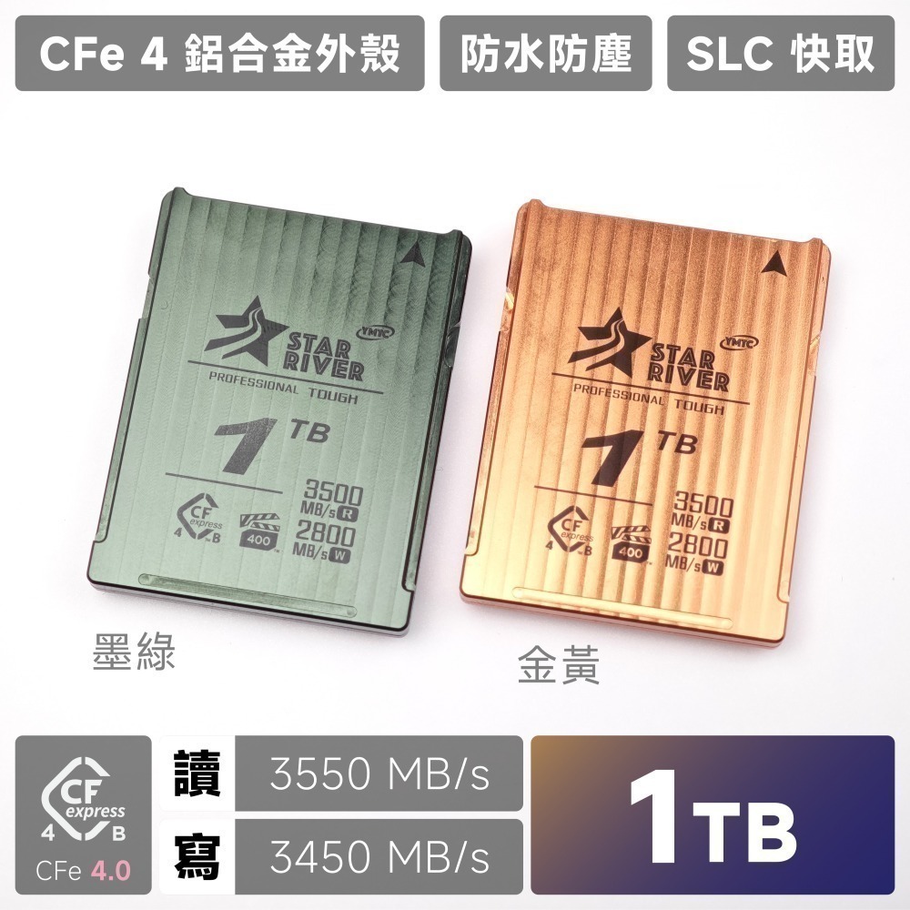 1TB｜全鋁合金外殼｜請備註金黃/墨綠