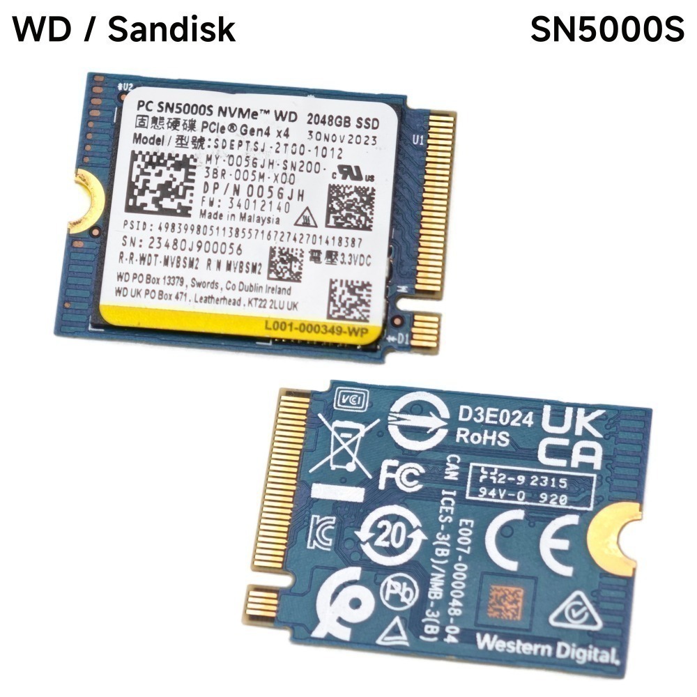 光連科技🪷 WD SN740 SN7100S 1T 2TB M.2 2230 SSD 固態硬碟 Sandisk-細節圖2
