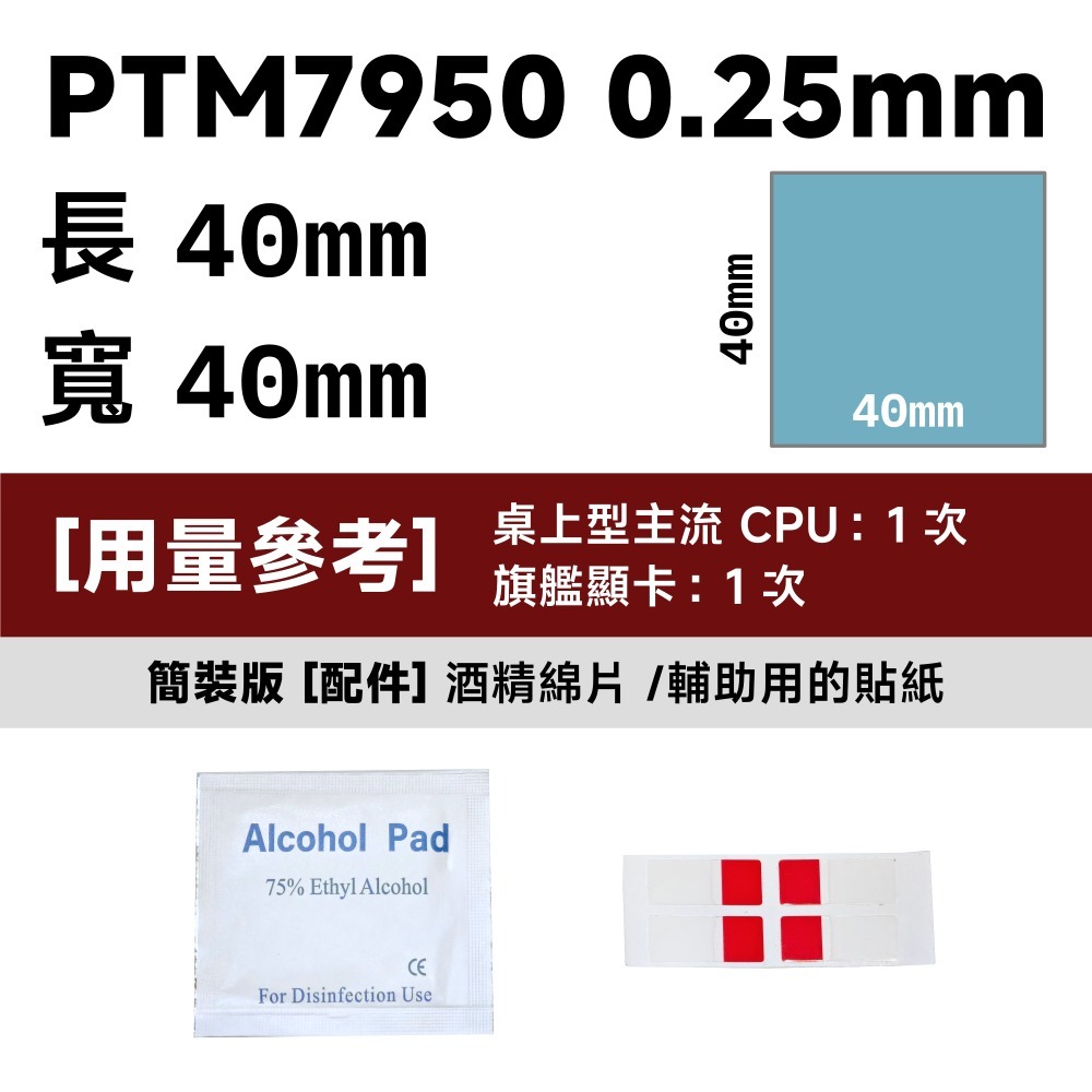 PTM7950｜簡裝版｜40×40