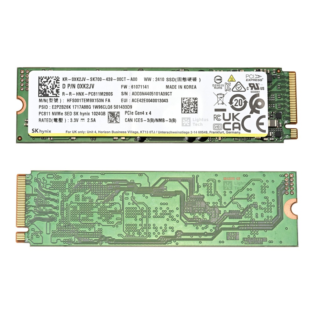 海力士 PC811 1T 2TB SSD M.2 2280 PCIe 4.0 NVMe PVC10 SK Hynix-細節圖2
