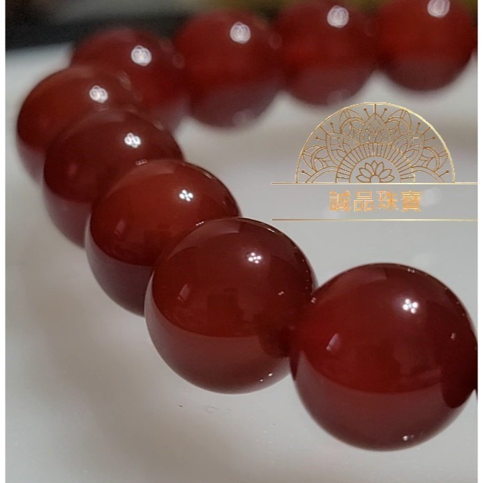【誠品珠寶臻選】已過爐 8A收藏級 紅瑪瑙手串 轉運手鍊 佛珠手串 手圍14-17公分 珠徑10mm顆顆精挑細選不踩雷-細節圖2