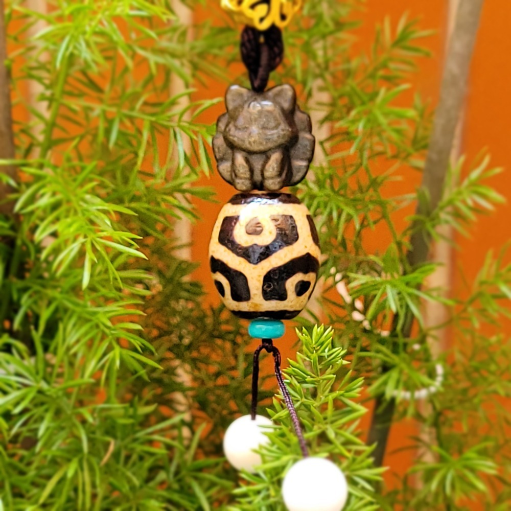 【已過爐現貨】台灣至純天珠 寶瓶大達洛項鍊&六瓣蓮花大達洛項鍊 藏藥系列工藝 天珠項鍊 限量熱銷-規格圖9