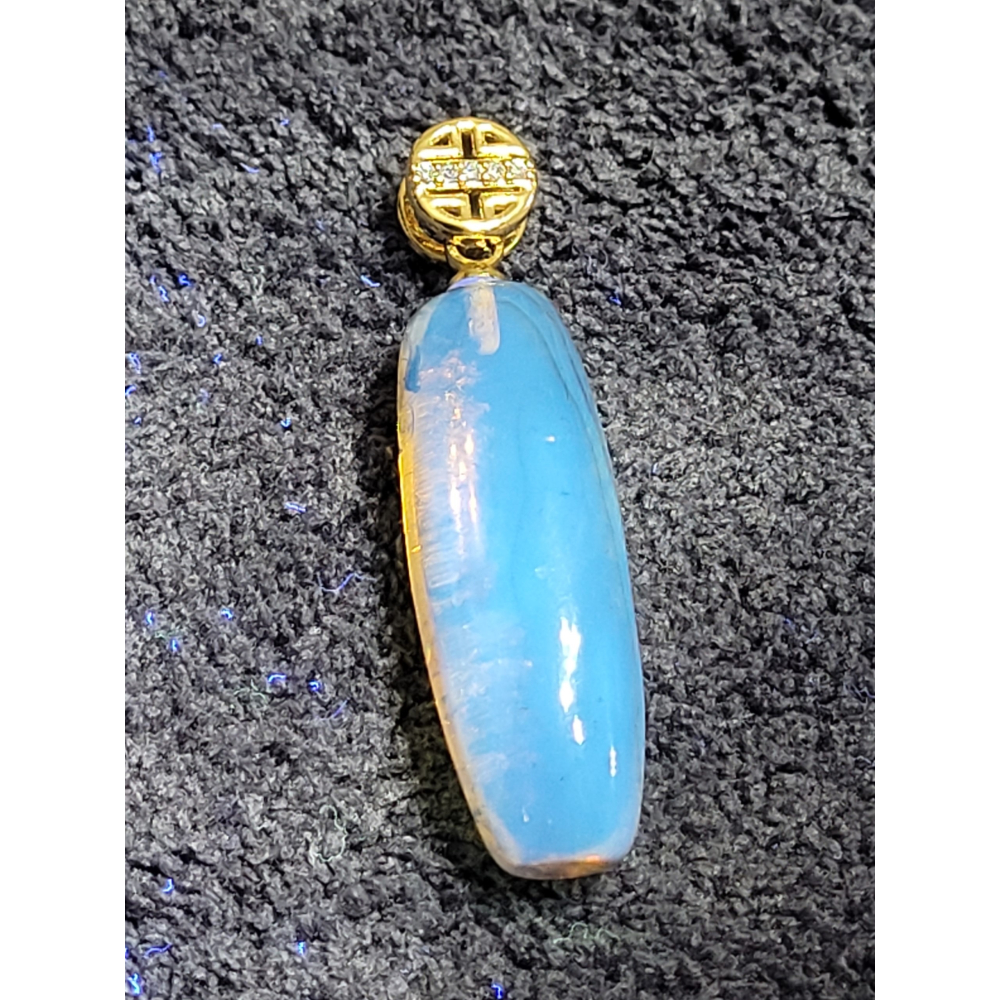 【母親節禮物已過爐現貨】天然原礦無優化 蟲珀吊墜/項鍊 辟邪護身 S925銀鍍金扣附皮繩 夏日首選-細節圖3