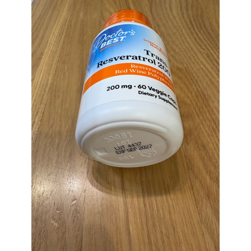 現貨 Doctor＇s Best, 反式白藜蘆醇 200，含 Resvinol，200 毫克，60 粒素食膠囊-細節圖3