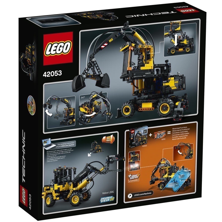 樂高 LEGO 42053 Volvo EW 160E 絕版，全新未拆，忍痛割愛/歡迎台中，嘉義面交-細節圖2