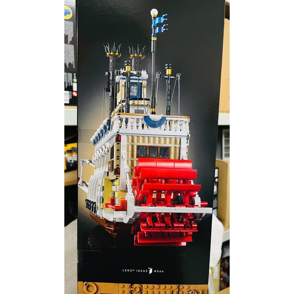 LEGO 21356 IDEAS蒸汽遊河船 蒸汽船 郵輪（全新）（只限面交）-細節圖3