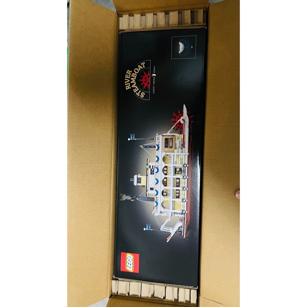 LEGO 21356 IDEAS蒸汽遊河船 蒸汽船 郵輪（全新）（只限面交）-細節圖4