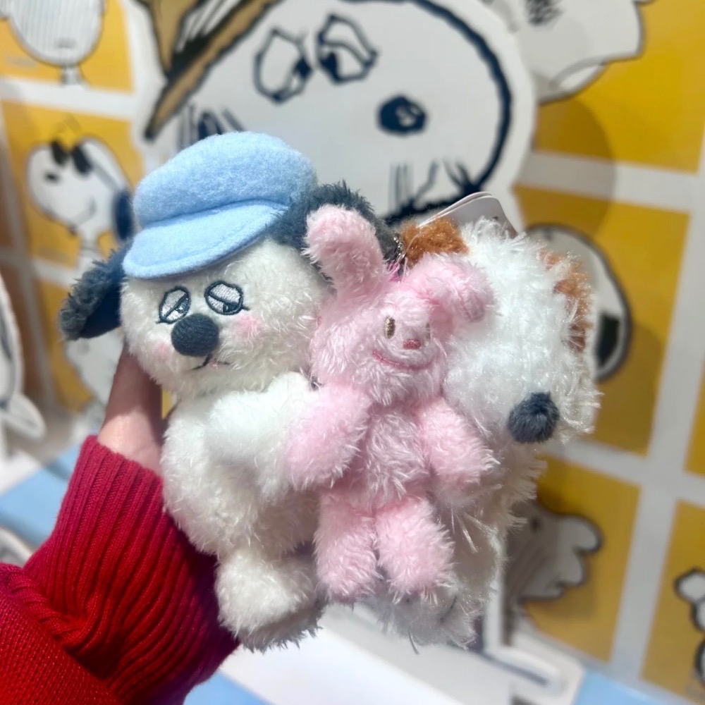 歐拉夫&安迪抱兔子