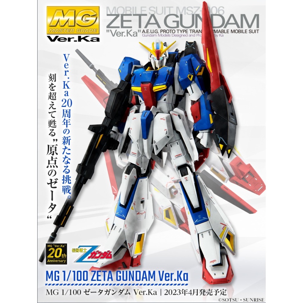 【好多模型】MG 1/100 Z鋼彈 Ver.Ka-細節圖3