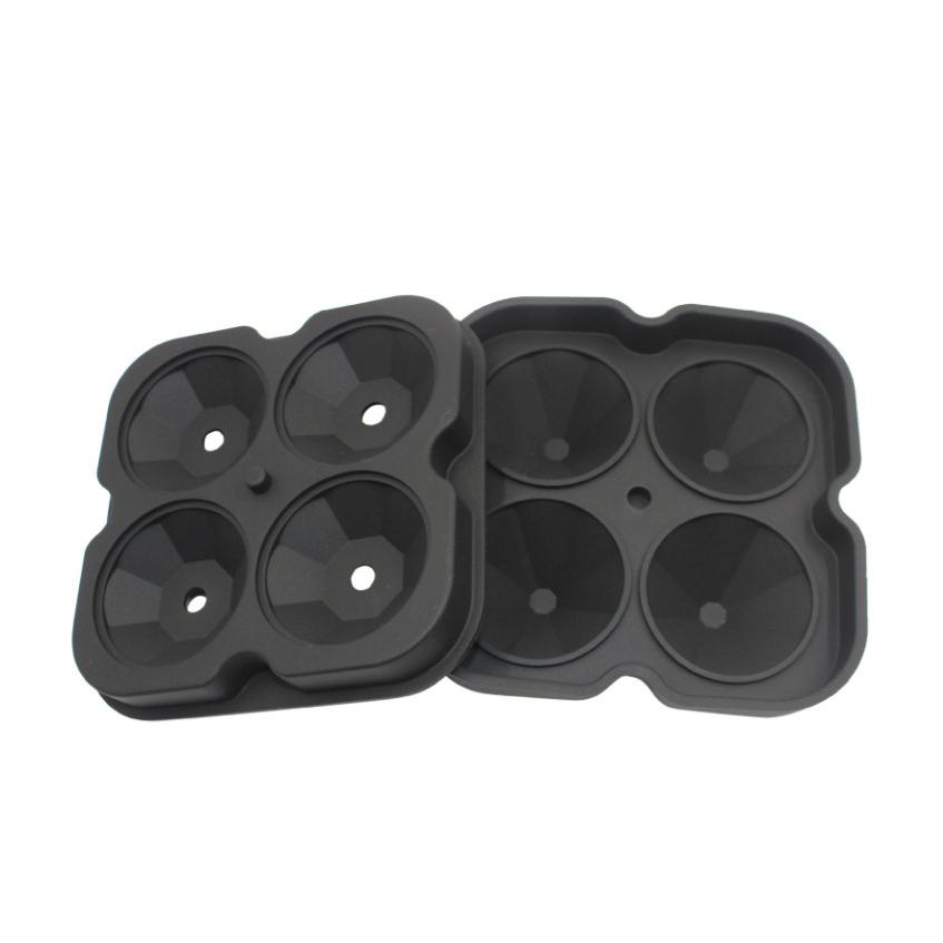 四連冰球模 手作烘焙 水蛋糕水信玄餅非不鏽鋼冰塊/冰球/球型製冰盒 321go-細節圖7