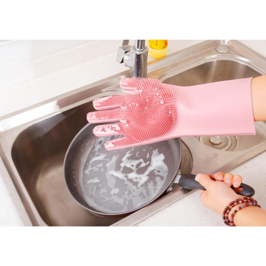 大掃除 矽膠刷洗碗手套 清潔手套 洗碗手套 矽膠手套 洗碗刷 矽膠刷 321go-細節圖4