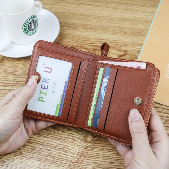 磁扣短款零錢包 卡片零錢包 卡夾 卡片 零錢包 短夾 321go-細節圖2