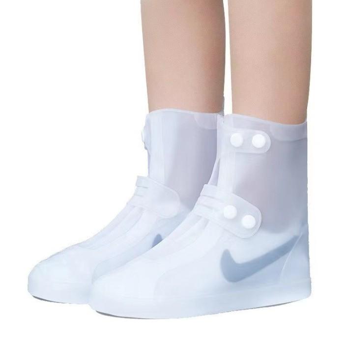 雙排扣雨鞋套 雨天防水 旅行鞋套 矽膠雨鞋套 雨鞋套 鞋套 防水雨靴 防雨鞋套 高筒雨鞋套 塑膠鞋套 321go-細節圖3