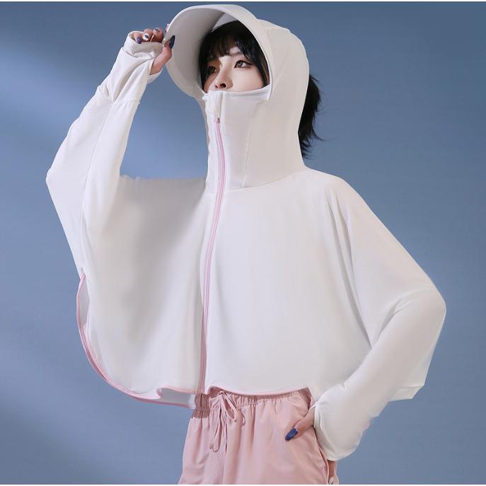 涼感防曬外套  防曬披肩 冰絲防曬外套 騎車防曬衣  防曬披風 321go-細節圖3