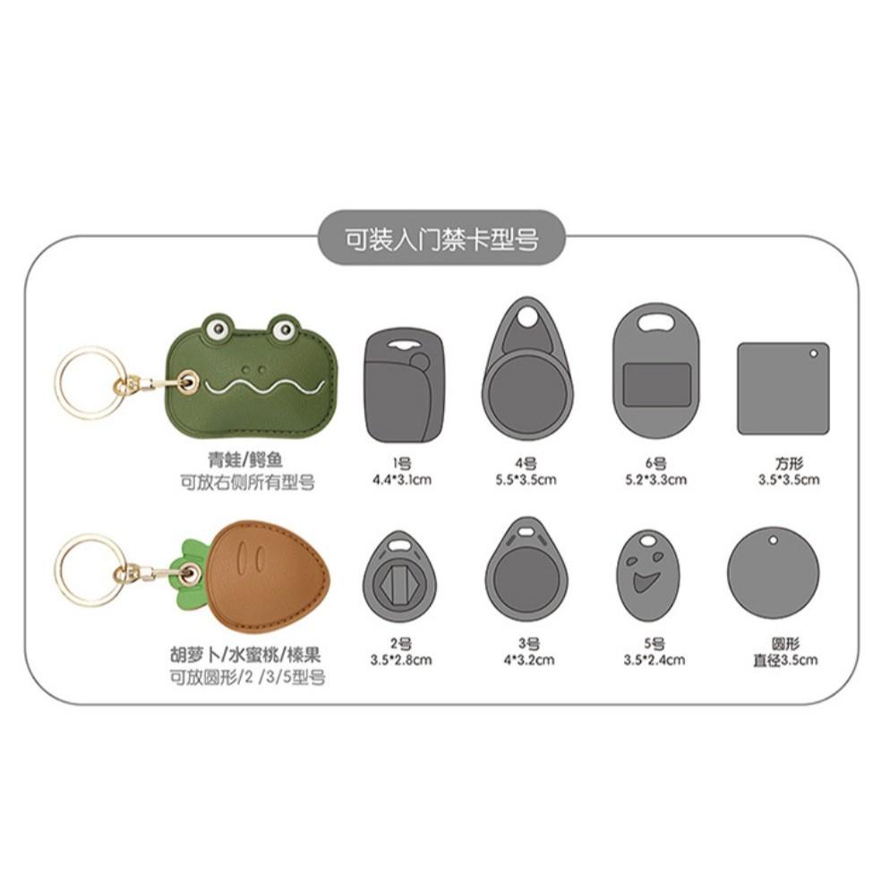 【321go】 可愛動物磁扣卡套 門禁卡套 感應卡套 磁扣套 AirTag保護套-細節圖8