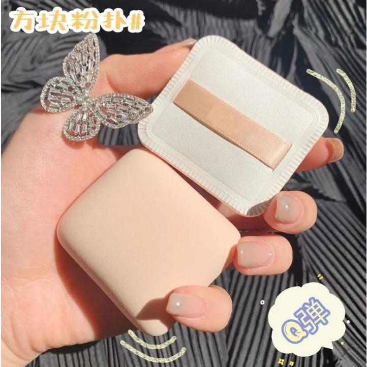 棉花糖粉撲 買就送收納盒 乾濕兩用粉撲 圓形粉撲 氣墊粉撲 化妝粉撲  底妝必備-細節圖6