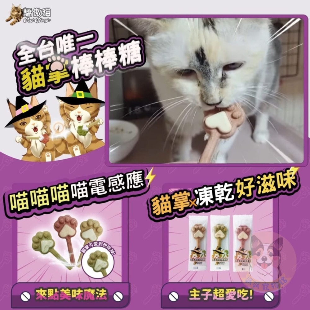 Cat Glory 驕傲貓 貓掌凍乾棒棒糖🍭｜鮭魚/蔓越莓/貓草｜貓咪凍乾零食 互動餵食 幼貓成貓貓咪棒棒糖貓凍乾零-細節圖4