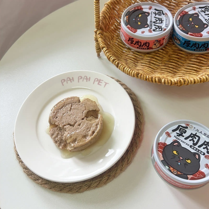 厚肉肉主食罐🥩 添加滴雞精💧營養主食罐 貓罐頭 貓主食罐 肉絲罐 無膠無穀 滴雞精貓罐 幼貓主食罐 厚肉肉貓咪罐頭-細節圖2