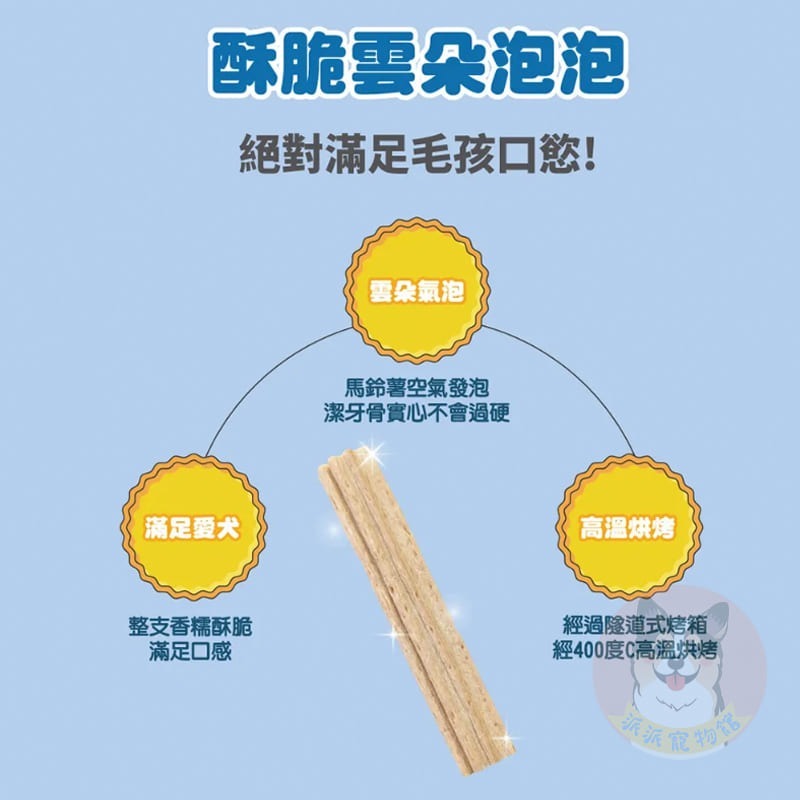 ☁️雲朵泡泡潔牙骨☁️ 舒芙狗 狗狗潔牙骨 潔牙棒 寵物潔牙骨狗狗潔牙棒狗潔牙棒幼犬潔牙骨狗零食寵物零食狗狗零食狗狗-細節圖4