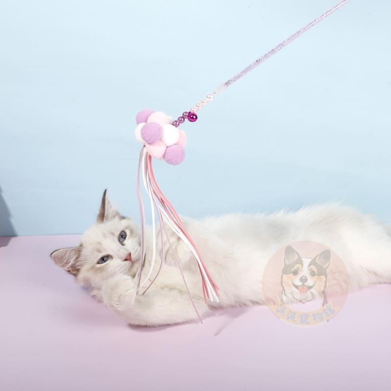 🌸仙女逗貓棒🌸 逗貓棒 貓玩具 貓咪玩具 寵物玩具 逗貓 逗貓玩具 貓玩具 貓幼貓玩具豆貓棒貓的玩具貓咪小貓玩具流-細節圖7