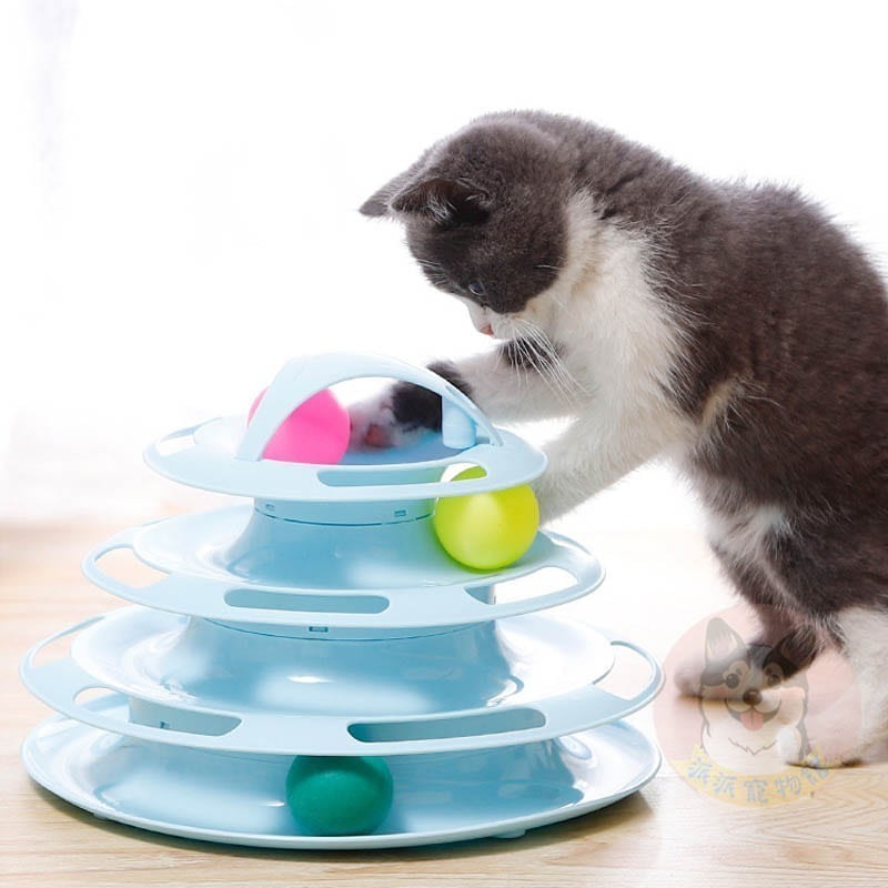 自己玩🥳 貓轉盤 貓抓球 貓玩具 貓咪玩具 寵物玩具逗貓逗貓玩具兵乓球轉盤幼貓玩具貓球貓的玩具貓咪小貓玩具懶人貓益智-細節圖7